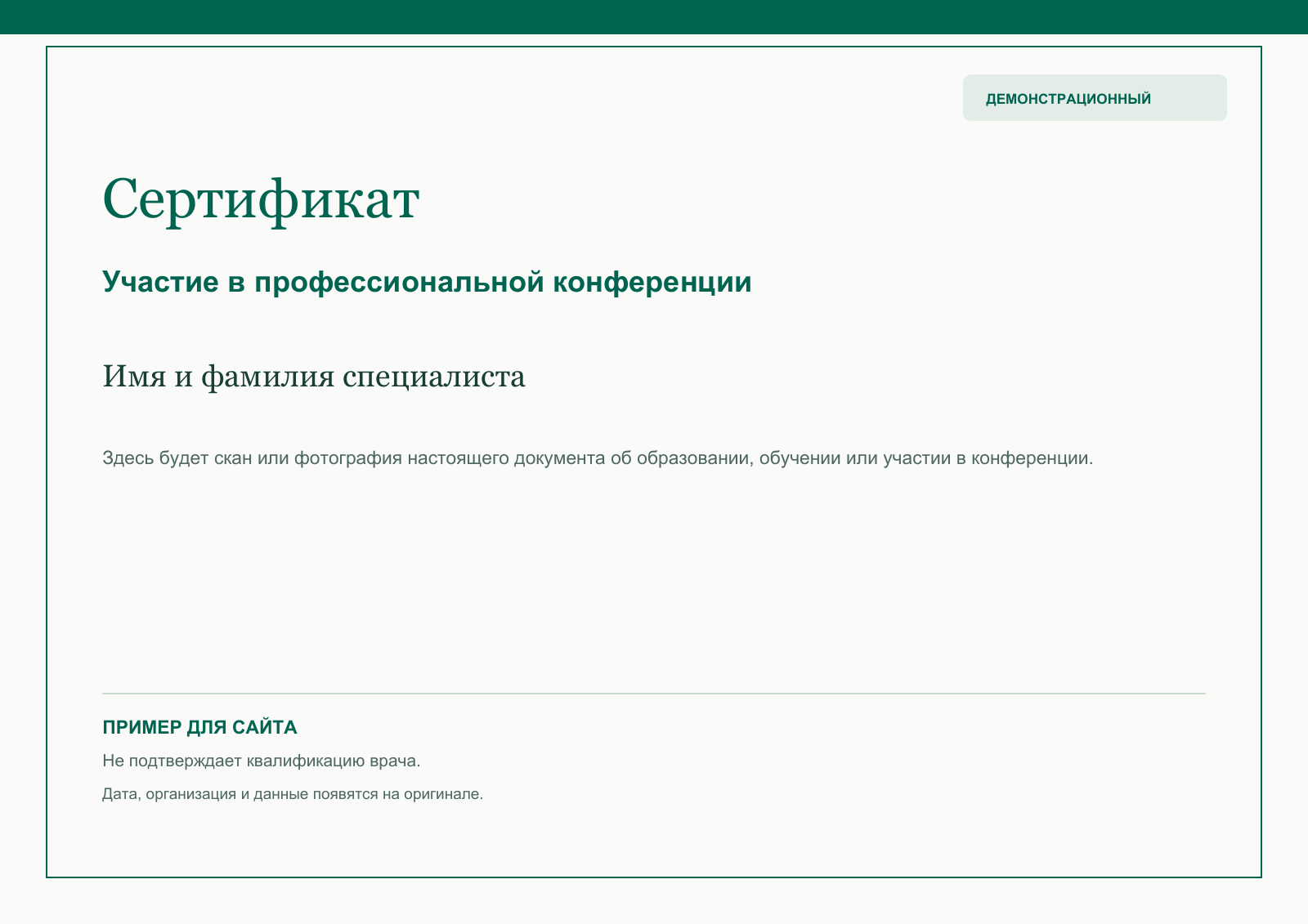 Участие в конференции